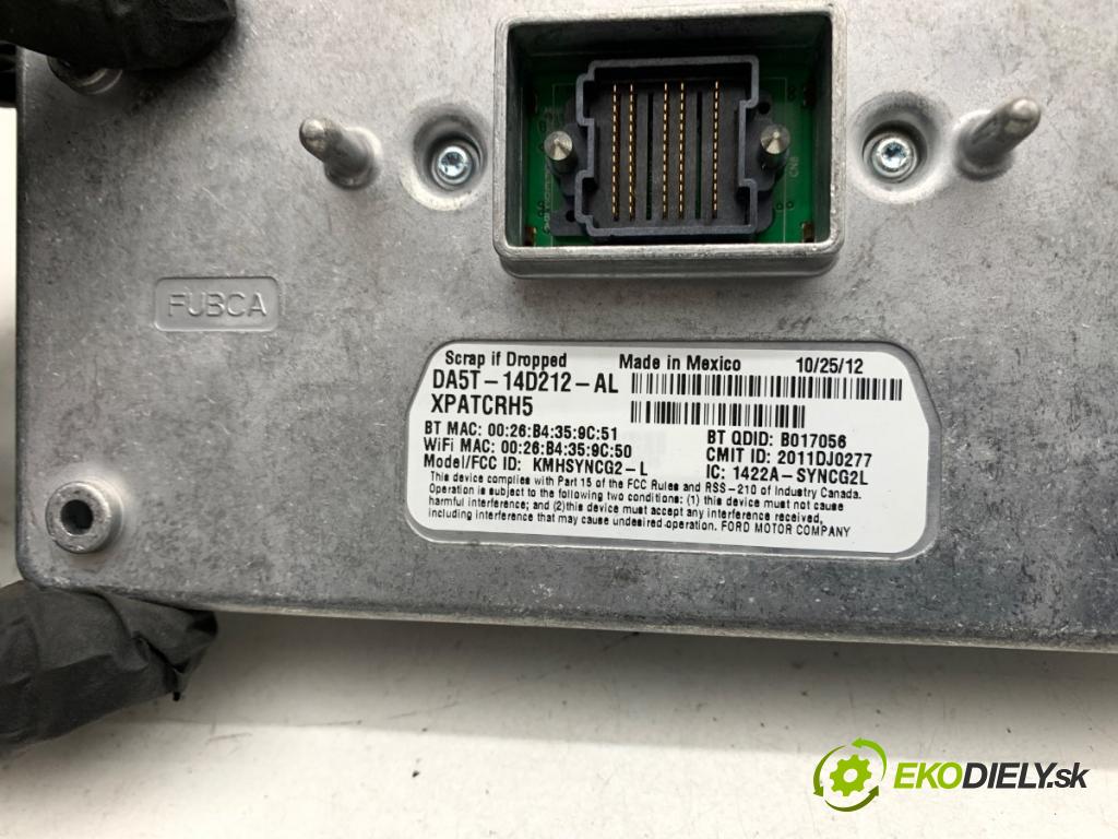 FORD MONDEO MK5 sedan 2013 133 kW 1.6 1596 modul FUSION usa OVLADAČ komunikace DA5T14D212AL