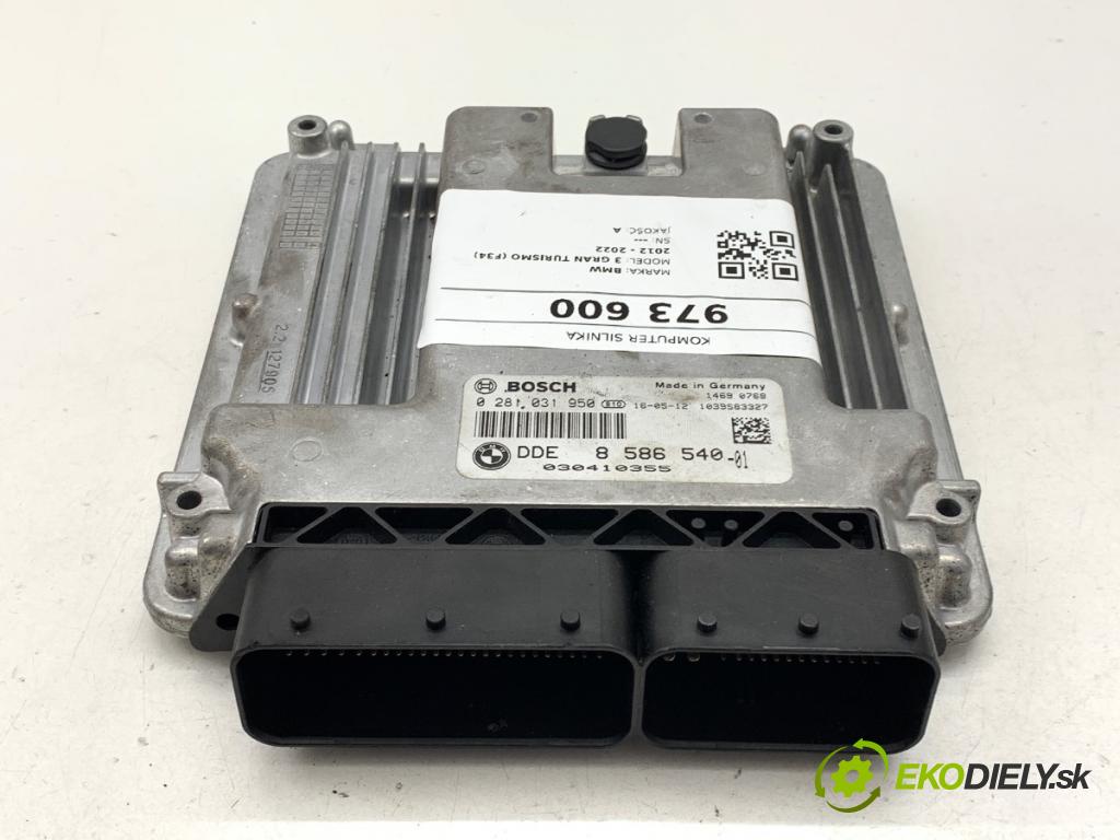 BMW F34 liftback 2016 190 kW 330 d 2993 riadiaca jednotka Motor 8586540 (Riadiaca jednotka)