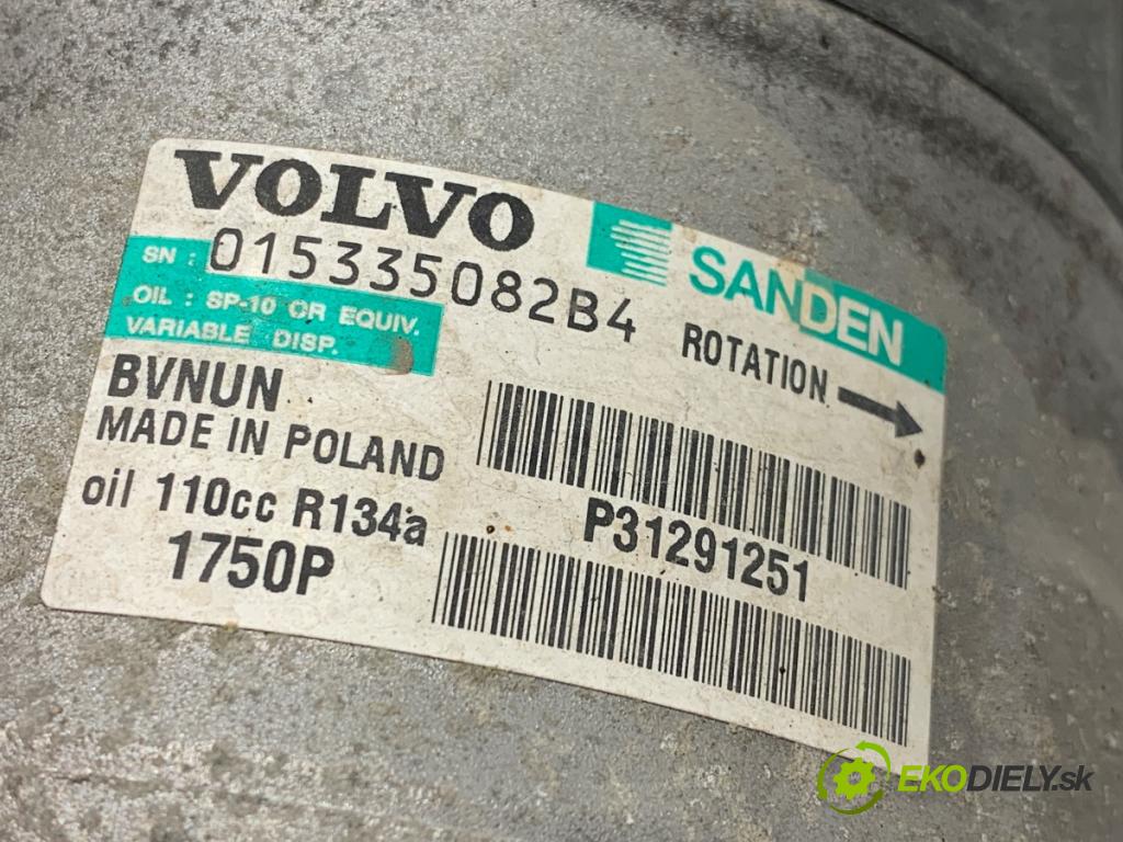 VOLVO V40 liftback 2012 84 kW D2 1560 kompresor klimatizace P31291251 (Kompresor klimatizace)