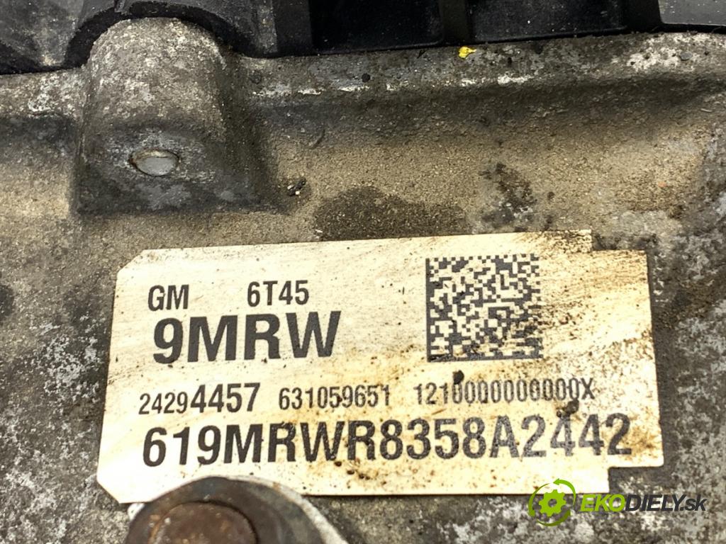 OPEL INSIGNIA B liftback 2019 147 kW 1.6 Turbo (68) 1598 Prevodovka 24294457 (Prevodovka)