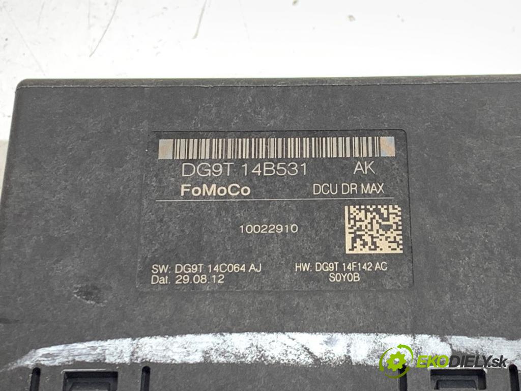 FORD MONDEO MK5 sedan 2013 133 kW 1.6 1596 modul FUSION usa řídící jednotka dveře DG9T14B531AK