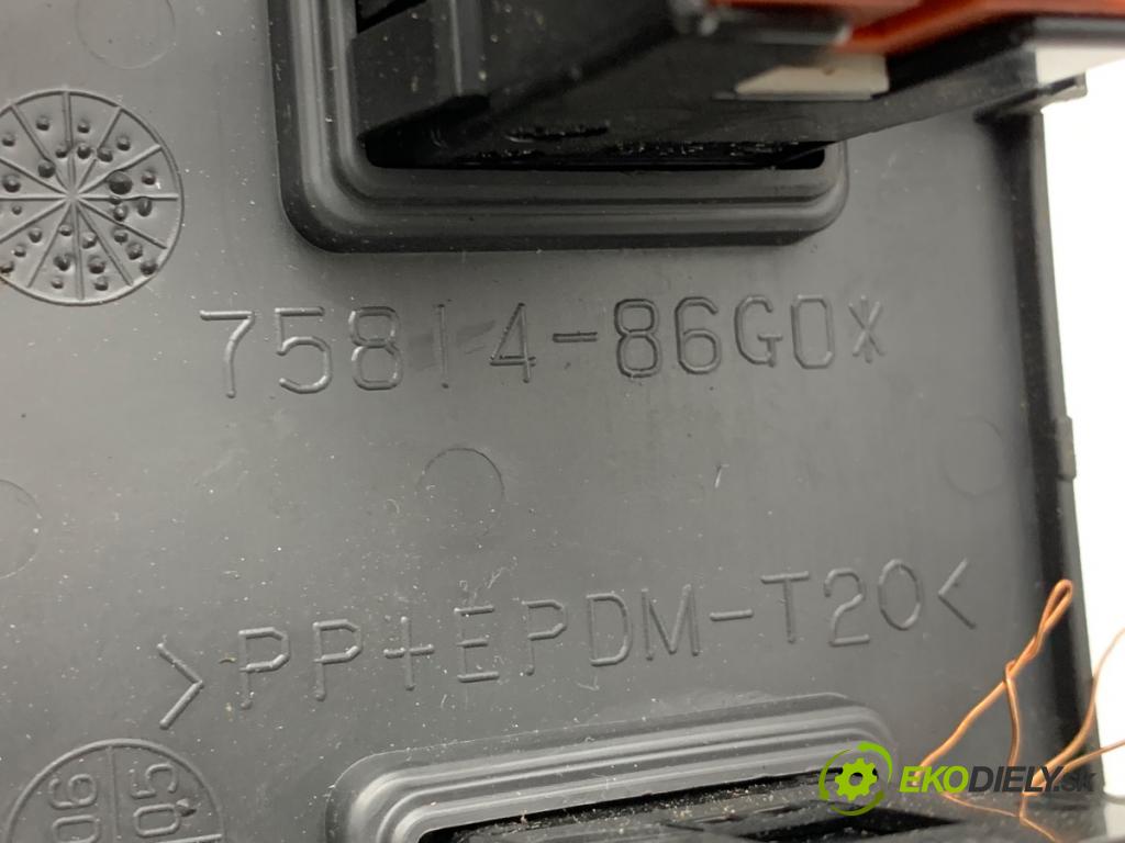 SUZUKI IGNIS II liftback 2006 69 kW 1.3 (RM413) 1328 Prepínač ohrievania, vyhrievania sedačky 75814-86G0 (Prepínacie páčky pod volantom)