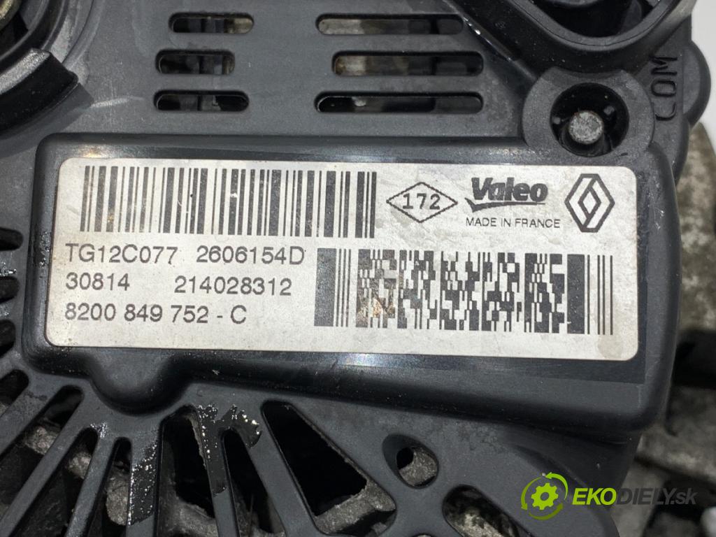 RENAULT MEGANE III Kombi 2014 97 kW 1.2 TCe (KZ16, KZ28) 1197 Alternátor 8200849752-C (Alternátor)