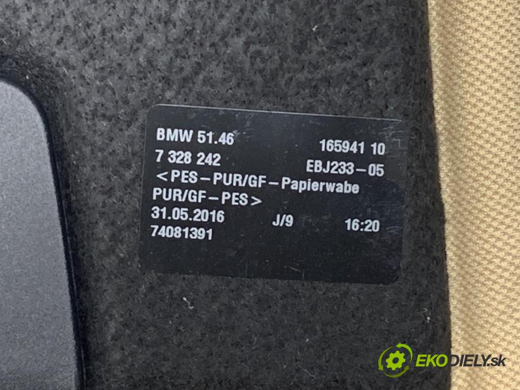 BMW F34 liftback 2016 190 kW 330 d 2993 pláto zadní část 7328242