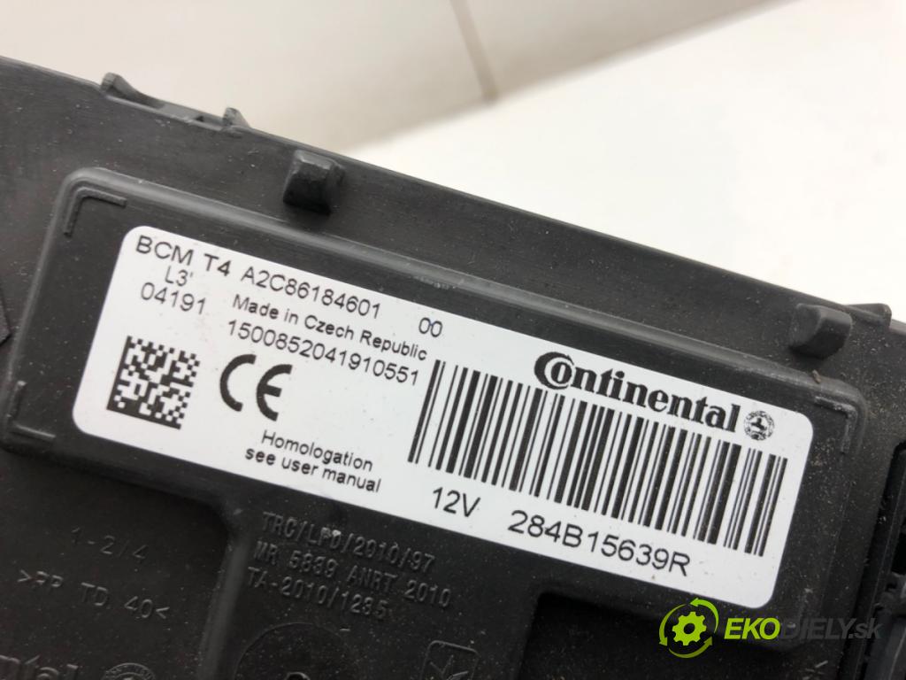 RENAULT CLIO IV liftback 2014 66 kW 0.9 TCe 90 898 Modul BCM 284B15639R (Riadiaca jednotka ostatné)