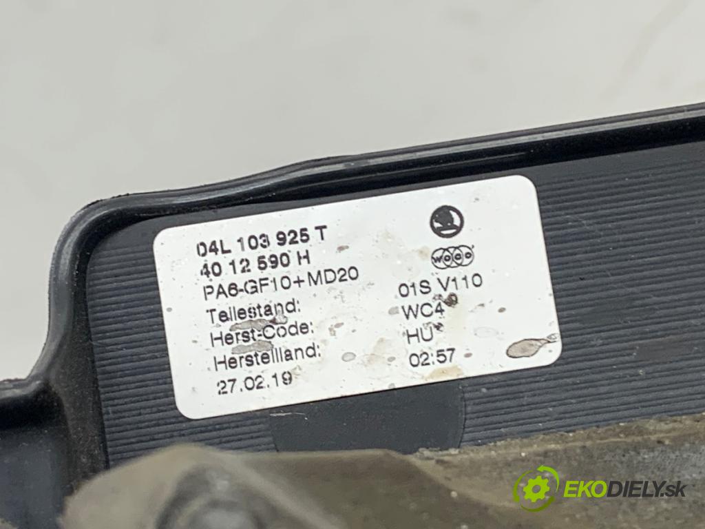 SKODA OCTAVIA III Kombi 2019 110 kW 2.0 TDI 1968 Kryt Motor 04L103925T (Kryt motora)