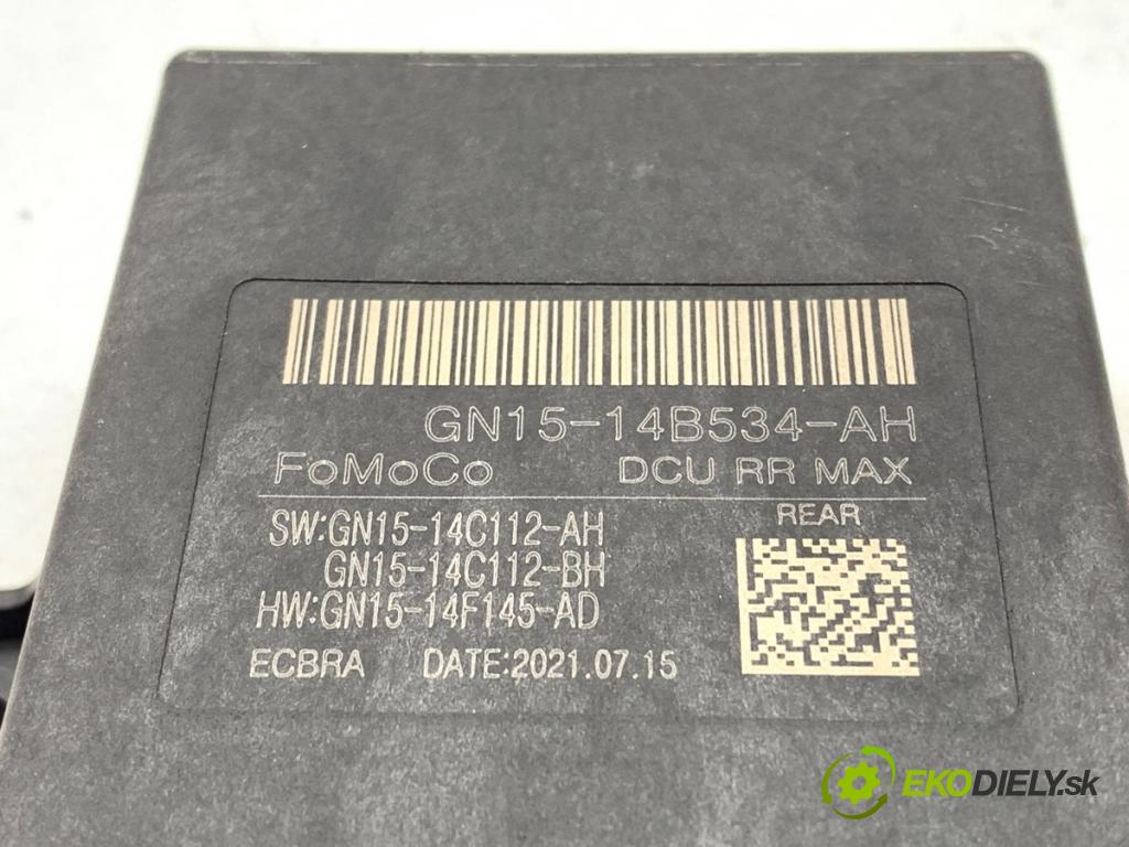FORD ECOSPORT SUV 2021 92 kW 1.0 EcoBoost 998 Modul centrálneho zámku GN15–14B534-AH