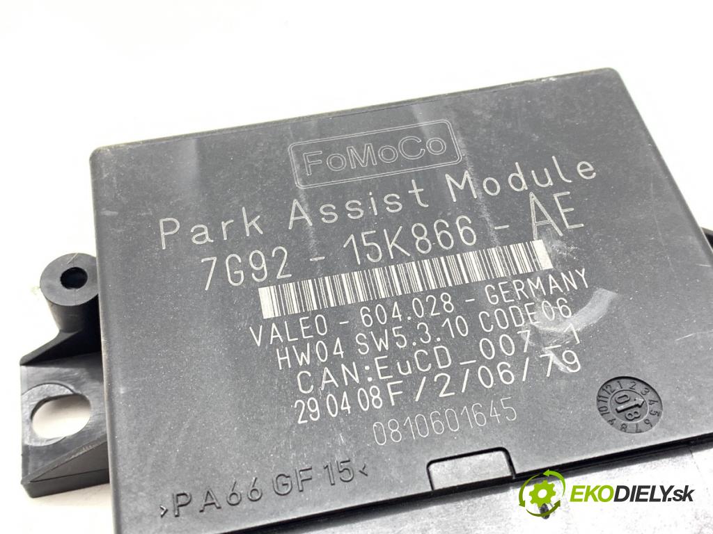 FORD S-MAX nadwozie wielkoprzestrzenne (MPV) 2008 92 kW 1.8 TDCi 1753 Modul PDC 7G92-15K866-AE (Riadiaca jednotka ostatné)