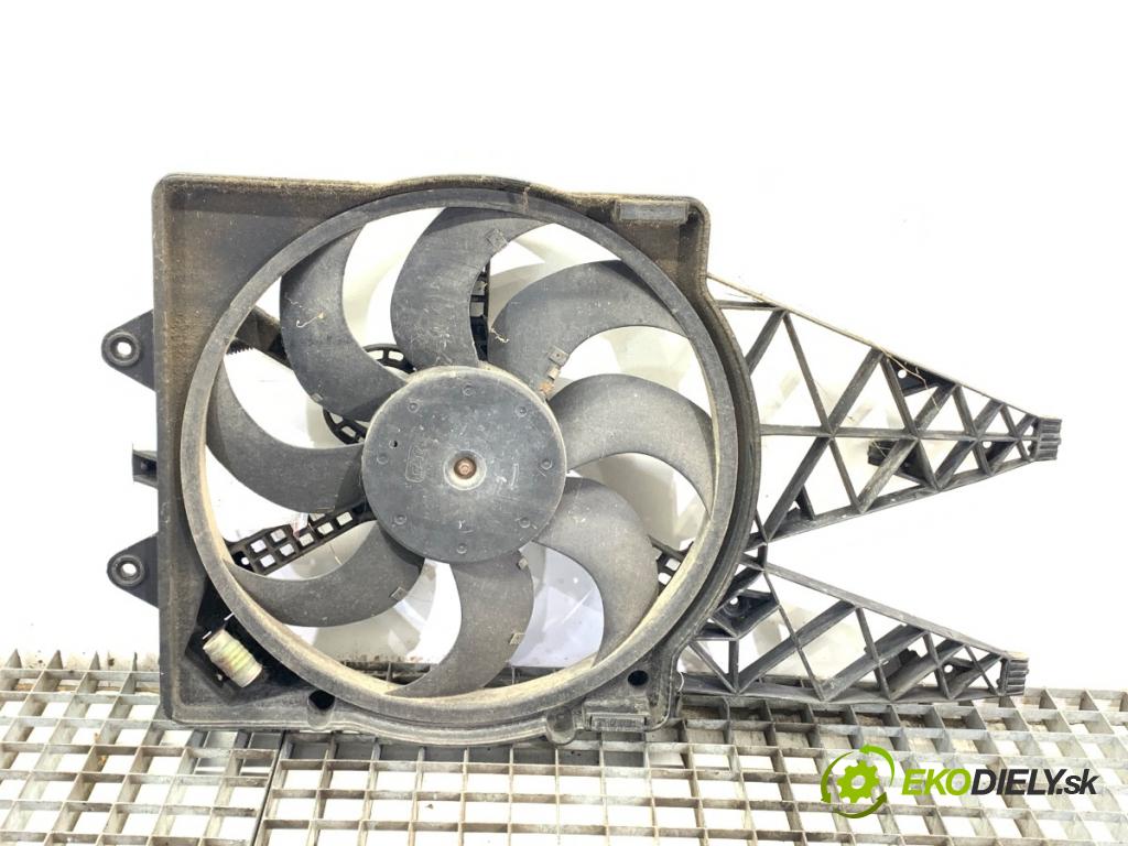 FIAT GRANDE PUNTO liftback 2006 55 kW 1.3 D Multijet 1248 Ventilátor chladiča 55702058 (Ventilátor)