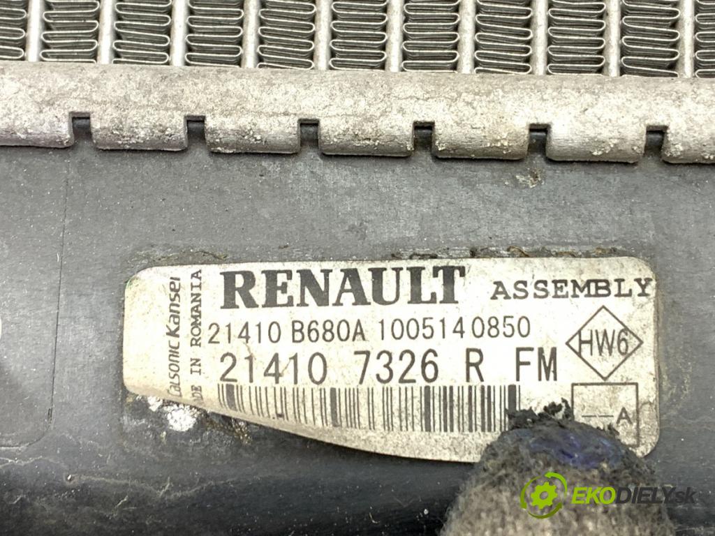 RENAULT CLIO IV liftback 2014 66 kW 0.9 TCe 90 898 chladič vody 214107326R (Vodní chladič)