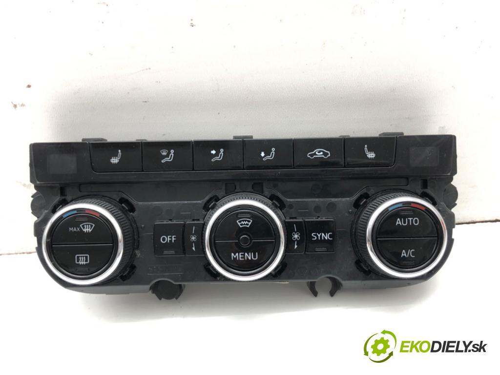 SKODA OCTAVIA III Kombi 2019 110 kW 2.0 TDI 1968 Panel ovládania kúrenia 5E0907044AS (Prepínacie páčky pod volantom)