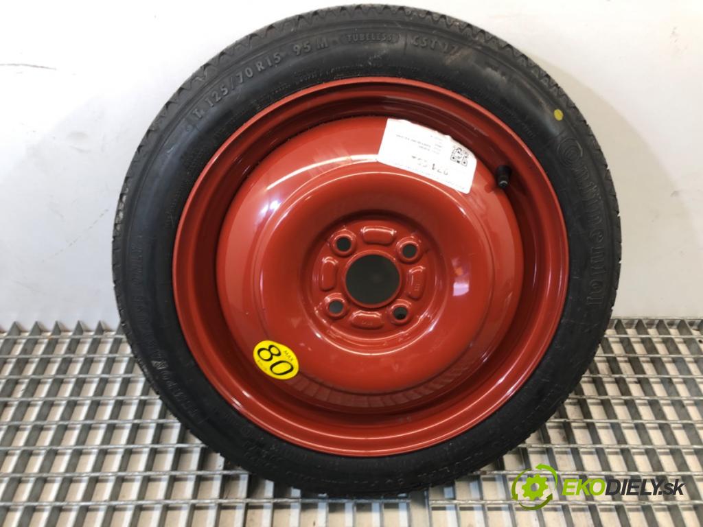 SUZUKI SWIFT III liftback 2009 67 kW 1.3 (RS 413) 1328 kolo dojezdové 15 4X100 58 ET45 125/70/15 