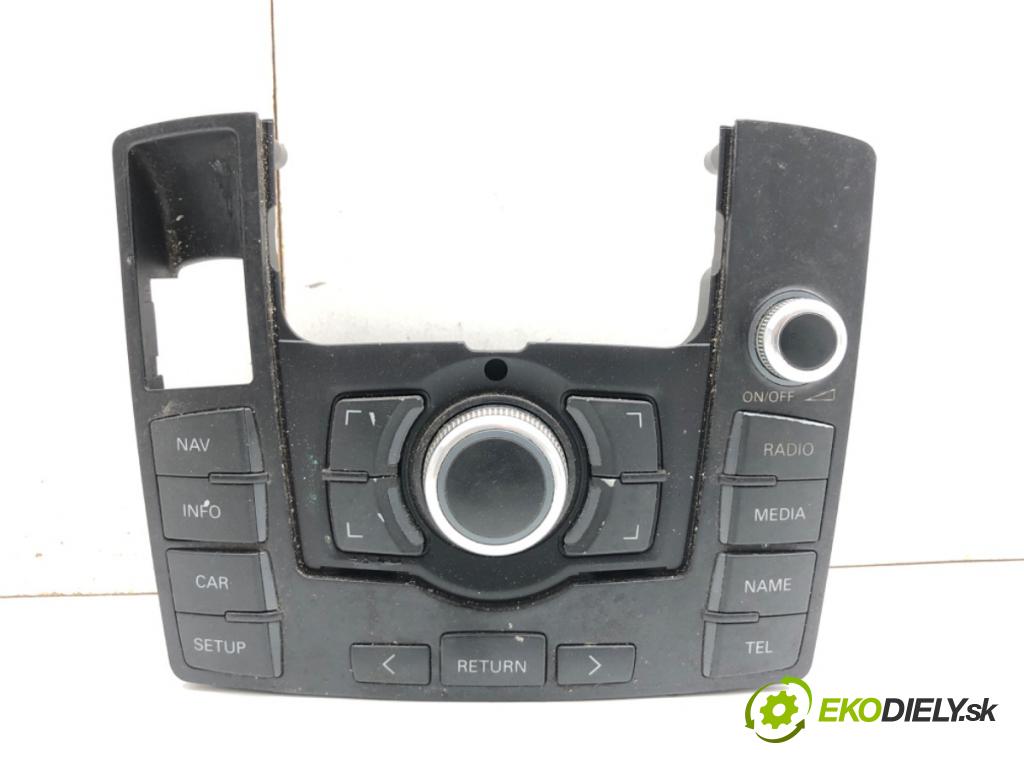 AUDI A6 C6 Kombi 2007 120 kW 2.7 TDI 2698 Panel ovládania radia 4F1919611M (Prepínacie páčky pod volantom)