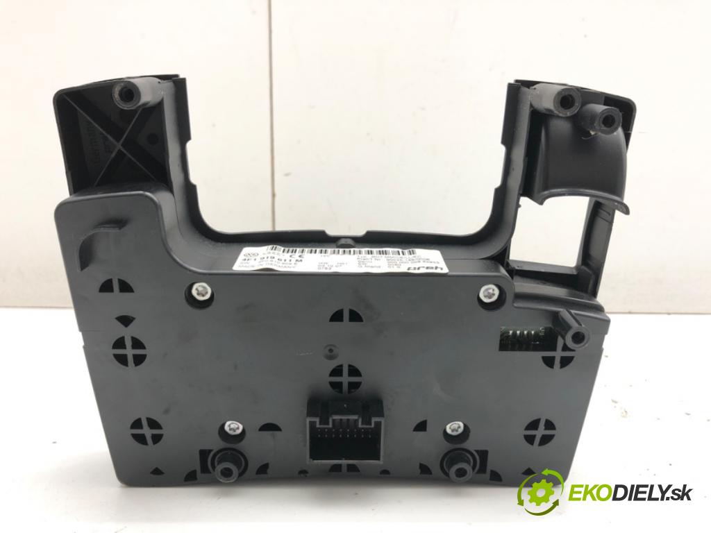 AUDI A6 C6 Kombi 2007 120 kW 2.7 TDI 2698 Panel ovládania radia 4F1919611M (Prepínacie páčky pod volantom)