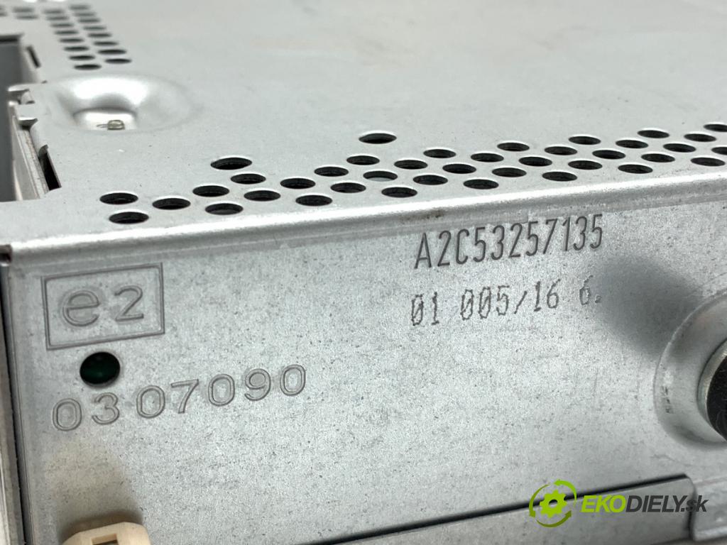 PEUGEOT PARTNER II Nadwozie pełne/minivan 2016 66 kW 1.6 HDi 16V 1560 RADIO 98032839XT (Audio zařízení)
