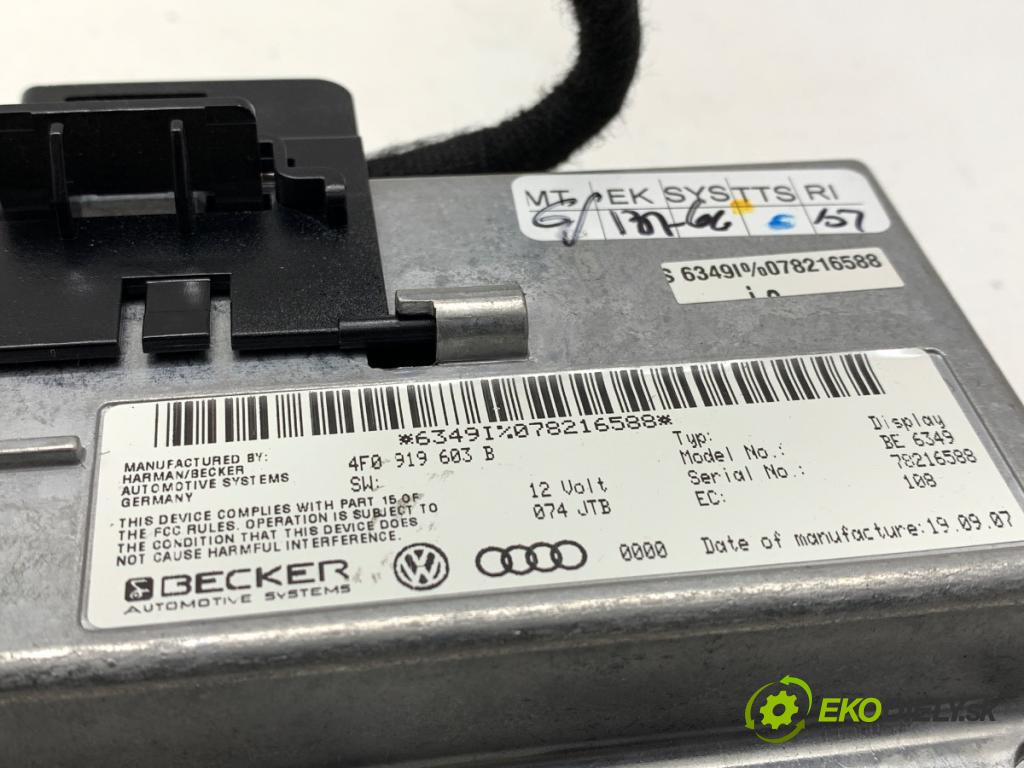 AUDI A6 C6 Kombi 2007 120 kW 2.7 TDI 2698 Displej 4F0919603B (Přístrojová deska)