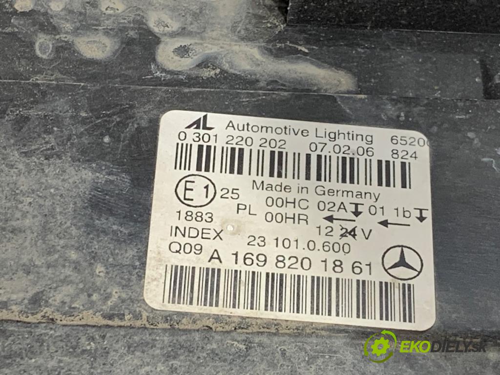 MERCEDES-BENZ W245 liftback 2006 103 kW B 200 CDI (245.208) 1991 Svetlomet pravy predný A1698201861