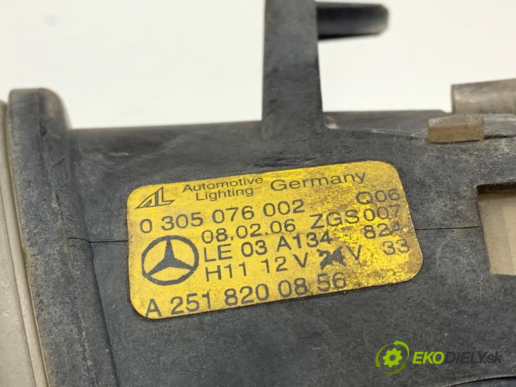 MERCEDES-BENZ W245 liftback 2006 103 kW B 200 CDI (245.208) 1991 hmlové svetlo, hmlovka pravý přední část A2518200856