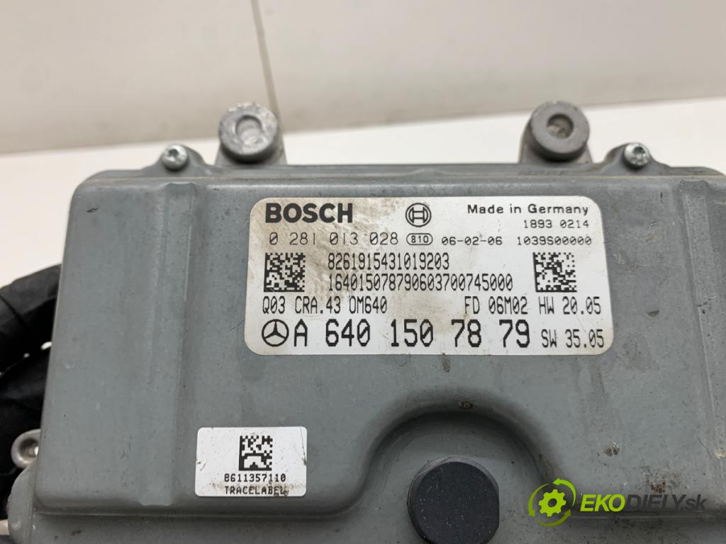 MERCEDES-BENZ W245 liftback 2006 103 kW B 200 CDI (245.208) 1991 riadiaca jednotka Motor A6401507879 (Riadiaca jednotka)