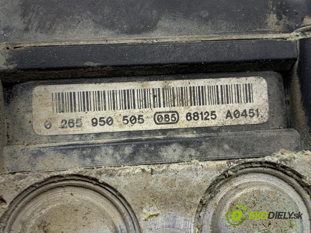 MERCEDES-BENZ W245 liftback 2006 103 kW B 200 CDI (245.208) 1991 Pumpa ABS 0265950505 (Pumpa ABS)