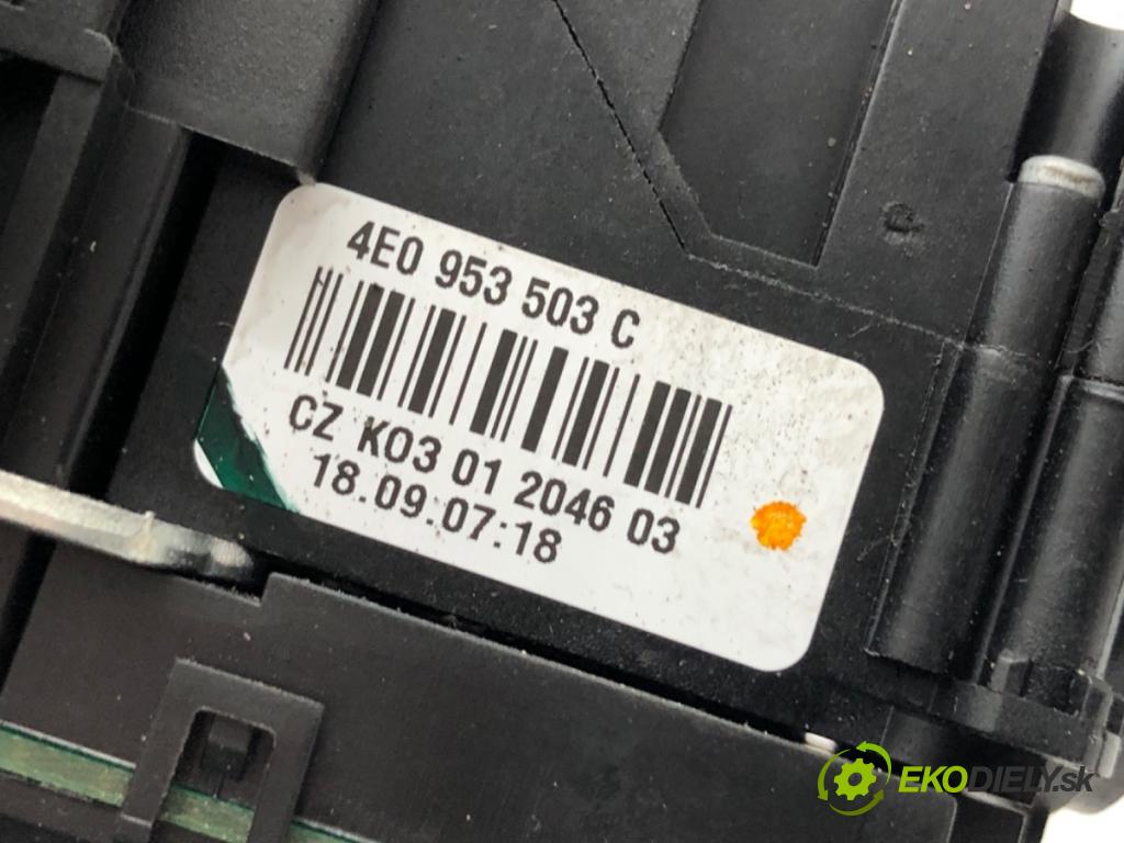 AUDI A6 C6 Kombi 2007 120 kW 2.7 TDI 2698 přepínač kombinovaný 4E0953503C (Páčky pod volantem)