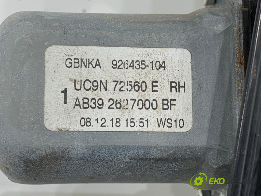 FORD RANGER V  2019 213 kW 2.3 213 kW [290 KM] benzyna 2019 - 2022 2261 mechanismus okna pravý zadní část AB392627000BF