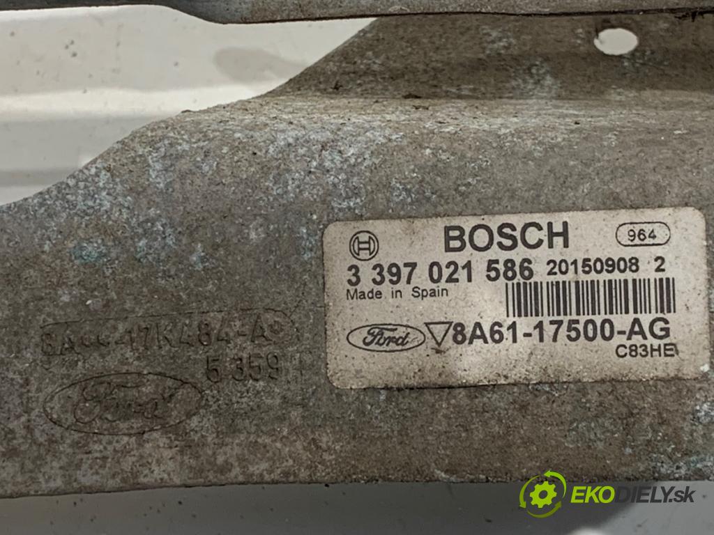FORD FIESTA MK7 liftback 2015 70 kW 1.5 TDCi 1499 mechanismus stěračů přední část 8A61-17B571-AB (Motorek stěračů přední)