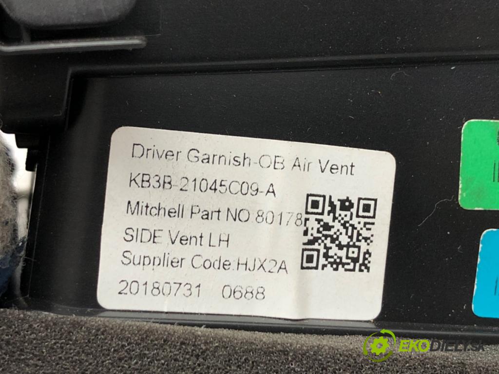 FORD RANGER V  2019 213 kW 2.3 213 kW [290 KM] benzyna 2019 - 2022 2261 mří topení levý přední část KB3B-21045C09-A