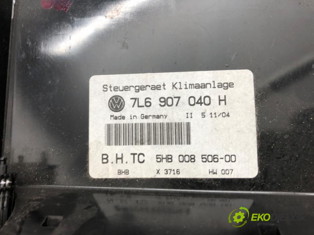 VW TOUAREG SUV 2004 128 kW 2.5 R5 TDI 2461 Panel ovládania kúrenia 7L6907040H (Prepínacie páčky pod volantom)