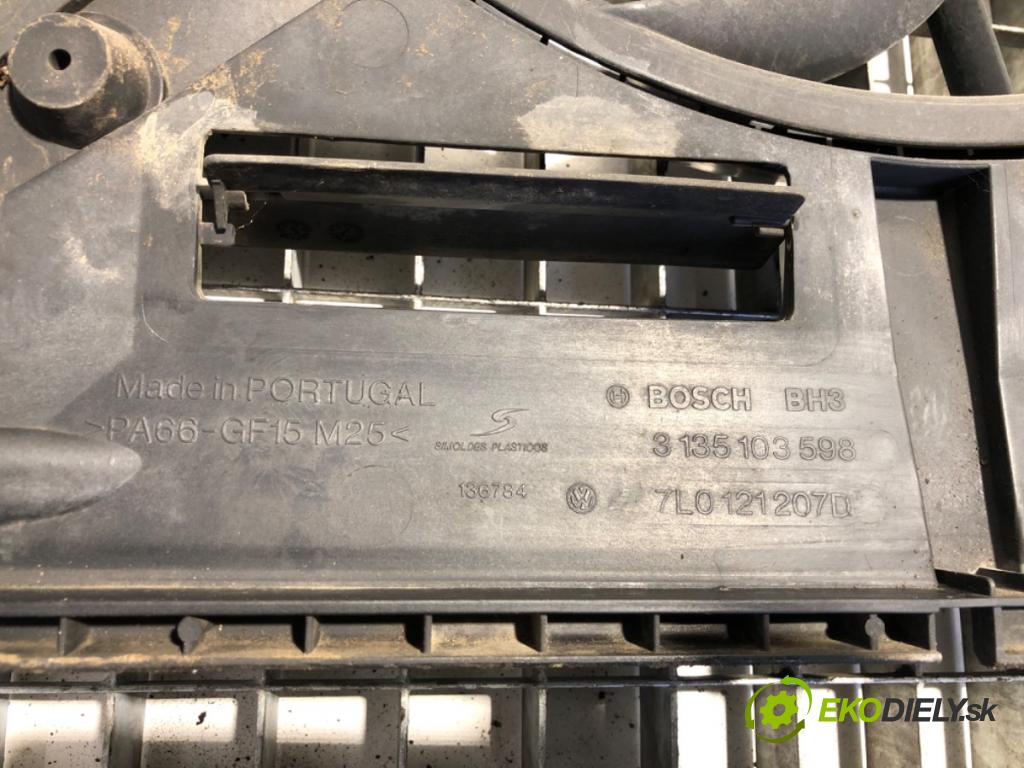 VW TOUAREG SUV 2004 128 kW 2.5 R5 TDI 2461 ventilátor chladiče 7L0121203F (Ventilátor)