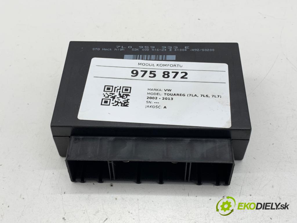 VW TOUAREG SUV 2004 128 kW 2.5 R5 TDI 2461 Modul komfortu 7L0959933E (Modul komfortu)