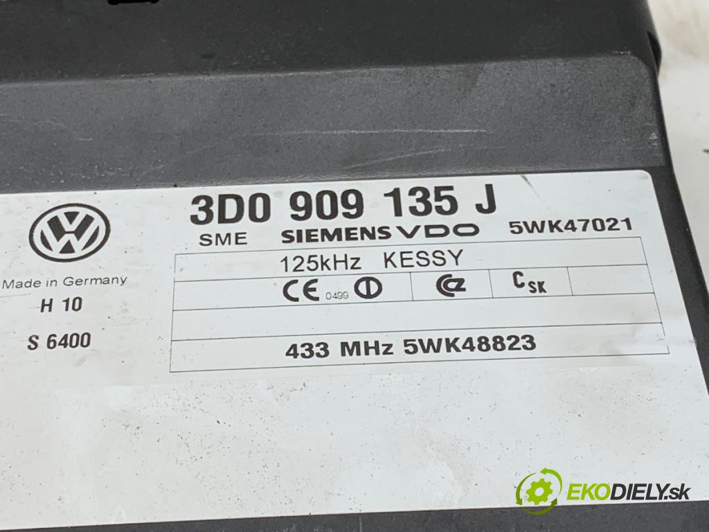 VW TOUAREG SUV 2004 128 kW 2.5 R5 TDI 2461 Modul KESSY 3D0909135J