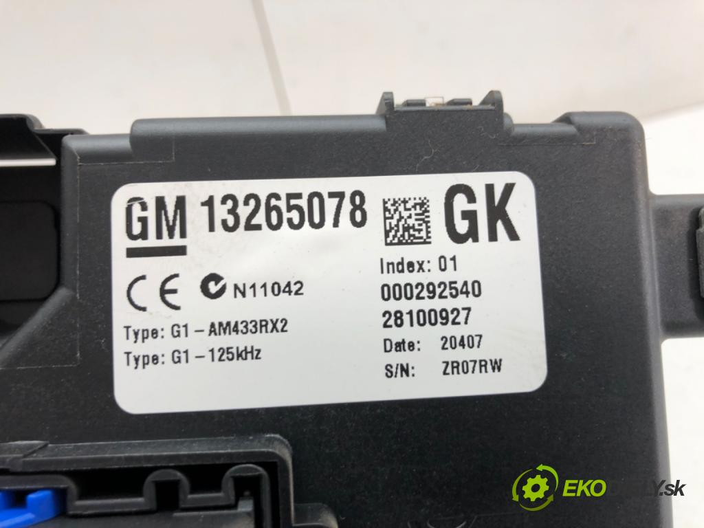 OPEL CORSA D liftback 2007 55 kW 1.3 CDTI (L08, L68) 1248 Modul BCM 13265078 (Riadiaca jednotka ostatné)