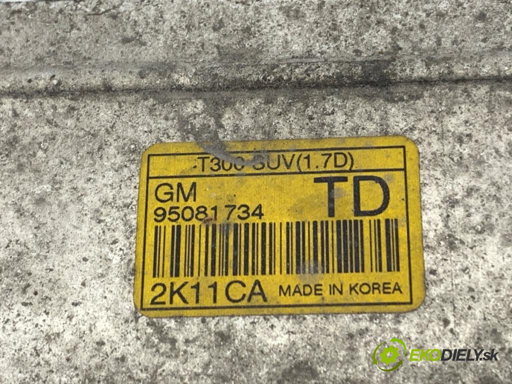 OPEL MOKKA SUV 2013 96 kW 1.7 CDTI (_76) 1686 intercooler 95081734 (Intercooler (chladič stlačeného vzduchu))