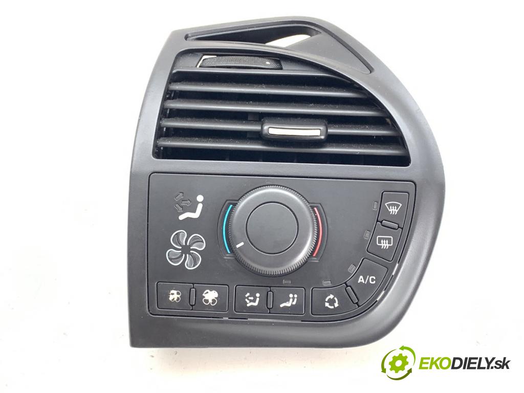 CITROEN C4 PICASSO I nadwozie wielkoprzestrzenne (MPV) 2012 82 kW 1.6 HDi 110 1560 Panel ovládania kúrenia 9650868777 (Prepínacie páčky pod volantom)