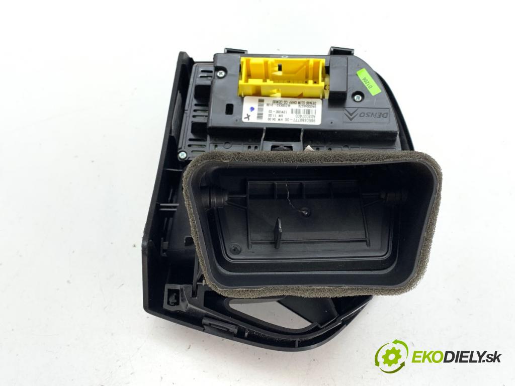 CITROEN C4 PICASSO I nadwozie wielkoprzestrzenne (MPV) 2012 82 kW 1.6 HDi 110 1560 Panel ovládania kúrenia 9650868777 (Prepínacie páčky pod volantom)