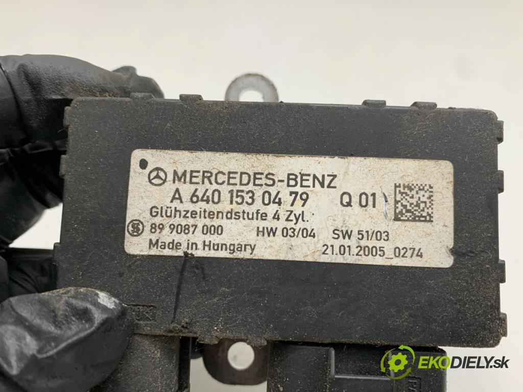 MERCEDES-BENZ W169 liftback 2005 103 kW A 200 CDI (169.008, 169.308) 1991 relé sviečok žhavenia A6401530479 (Relé)