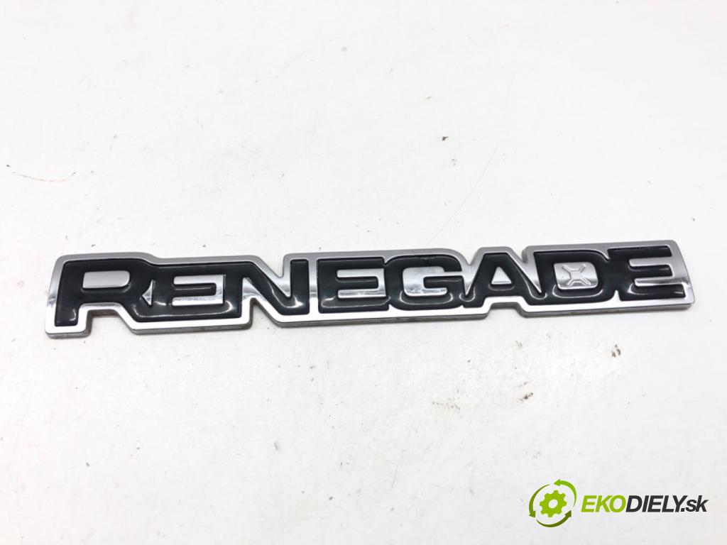 JEEP RENEGADE SUV 2015 103 kW 2.0 CRD 4x4 1956 znak zadní část RENEGADE 