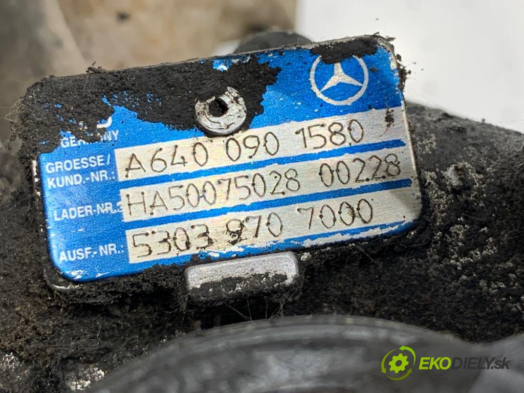 MERCEDES-BENZ W169 liftback 2005 103 kW A 200 CDI (169.008, 169.308) 1991 turbo A6400901580 (Kompletní turbodmychadlo)