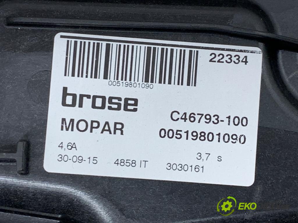 JEEP RENEGADE SUV 2015 103 kW 2.0 CRD 4x4 1956 mechanismus okna levý zadní část
