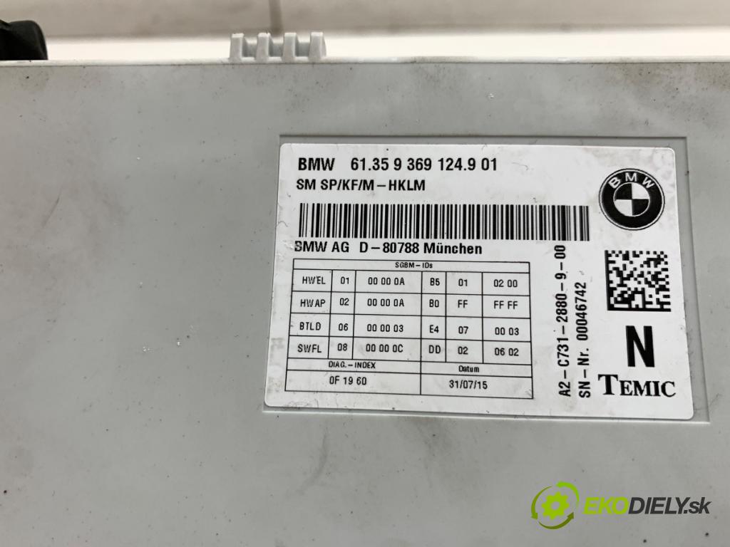 BMW F06 coupe 2015 230 kW 640 d xDrive 2993 modul sedačky 9369124