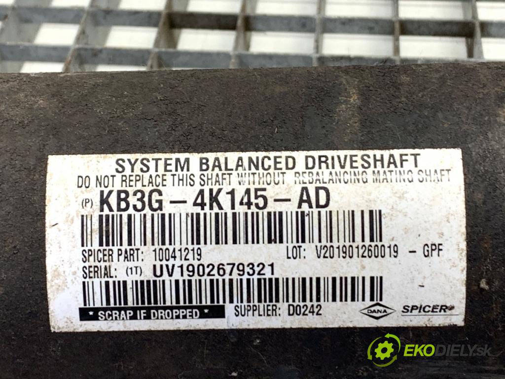FORD RANGER V  2019 213 kW 2.3 213 kW [290 KM] benzyna 2019 - 2022 2261 kardaň hřídel hnací zadní část KB3G-4K145-AD (Kardanový hřídel)