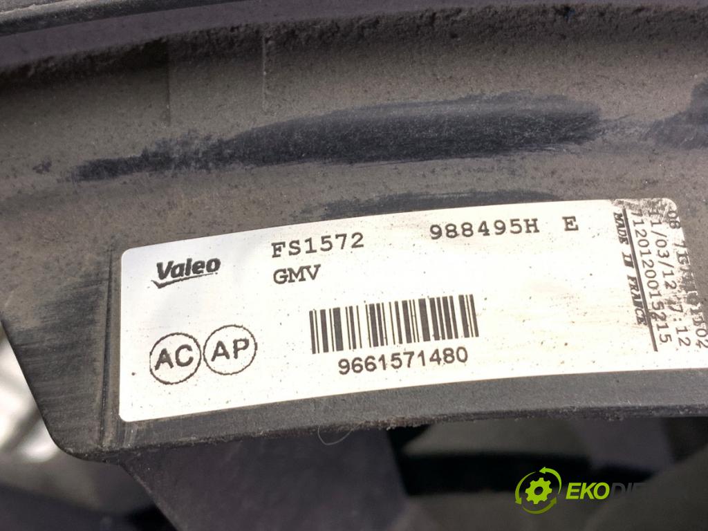 CITROEN C4 PICASSO I nadwozie wielkoprzestrzenne (MPV) 2012 82 kW 1.6 HDi 110 1560 ventilátor chladiče 9661571480 (Ventilátor)