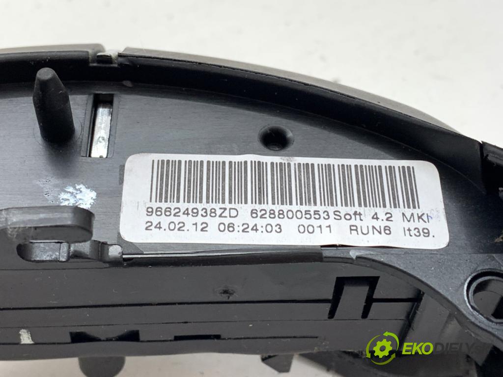 CITROEN C4 PICASSO I nadwozie wielkoprzestrzenne (MPV) 2012 82 kW 1.6 HDi 110 1560 SPÍNAČE: volantu 96624938ZD