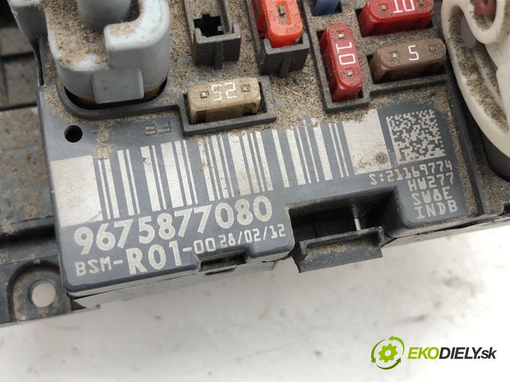 CITROEN C4 PICASSO I nadwozie wielkoprzestrzenne (MPV) 2012 82 kW 1.6 HDi 110 1560 Modul BSM 9675877080 (Riadiaca jednotka ostatné)
