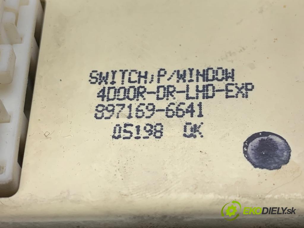 OPEL FRONTERA B samochód terenowy zamknięty 1999 151 kW 3.2 i (6B1VF, 6B1_6) 3165 Prepínač okien 897169-6641 (Prepínacie páčky pod volantom)