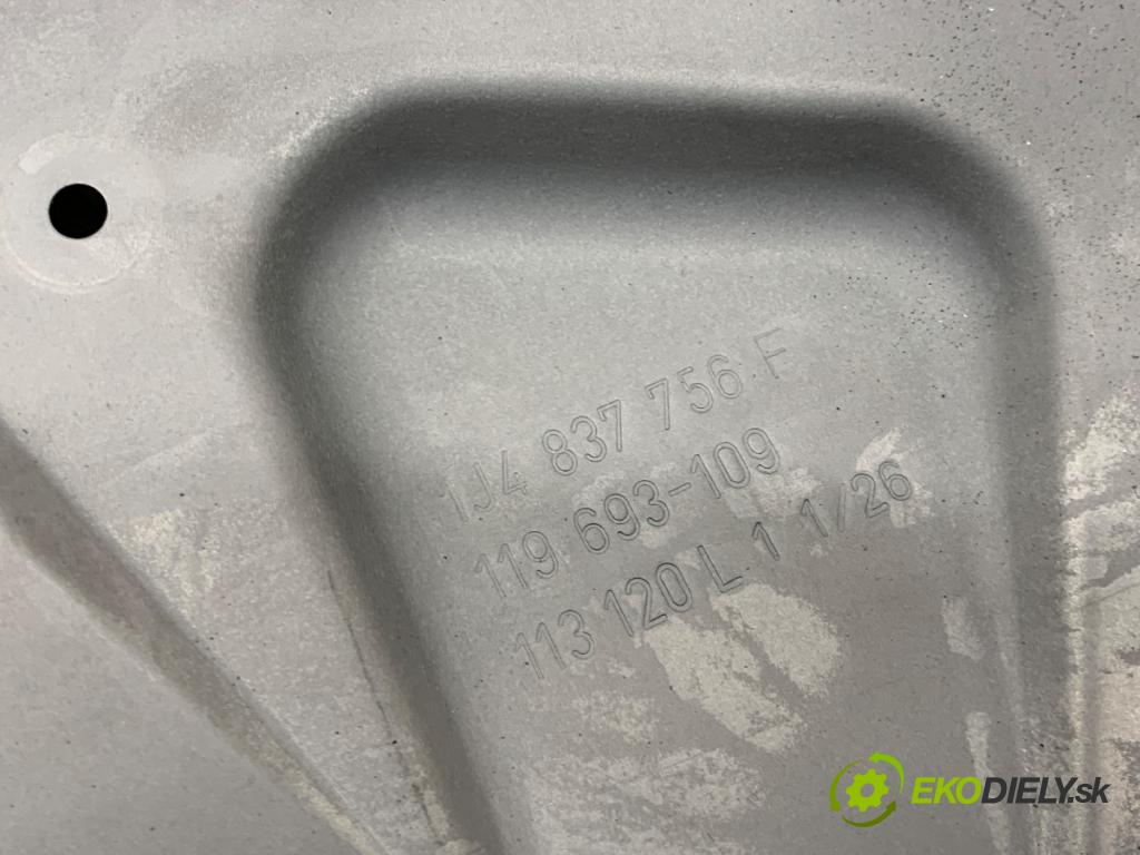 VW GOLF IV liftback 2004 74 kW 1.9 TDI 1896 mechanismus okna pravý přední část 1J4837730BB