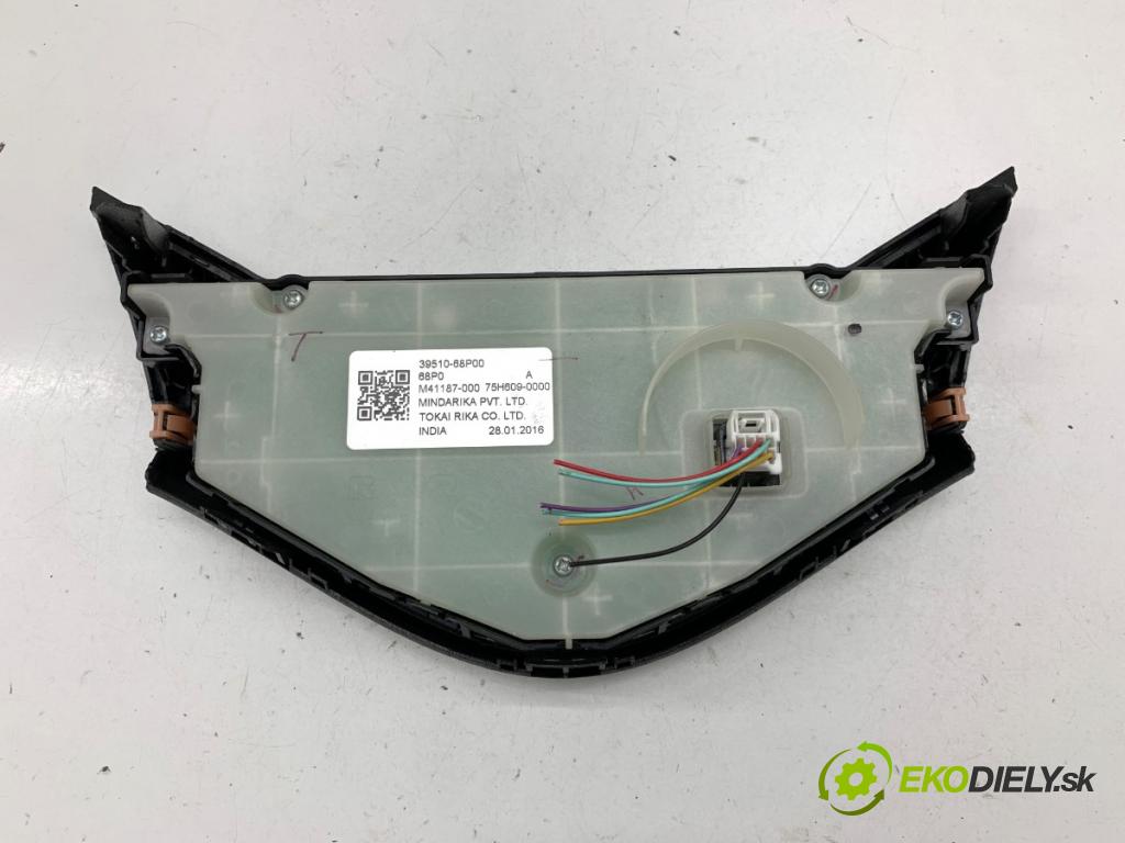 SUZUKI BALENO liftback 2016 66 kW 1.2 (A1K412) 1242 Panel ovládania kúrenia 39510-68P00 (Prepínacie páčky pod volantom)