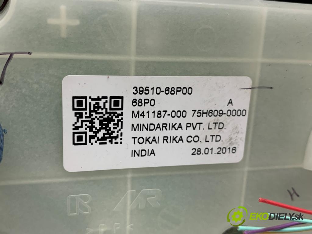 SUZUKI BALENO liftback 2016 66 kW 1.2 (A1K412) 1242 Panel ovládania kúrenia 39510-68P00 (Prepínacie páčky pod volantom)