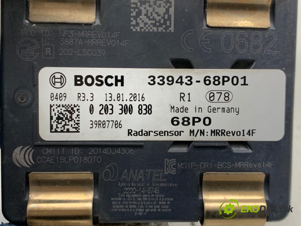 SUZUKI BALENO liftback 2016 66 kW 1.2 (A1K412) 1242 RADAR: DISTRONIC 33943-68P01